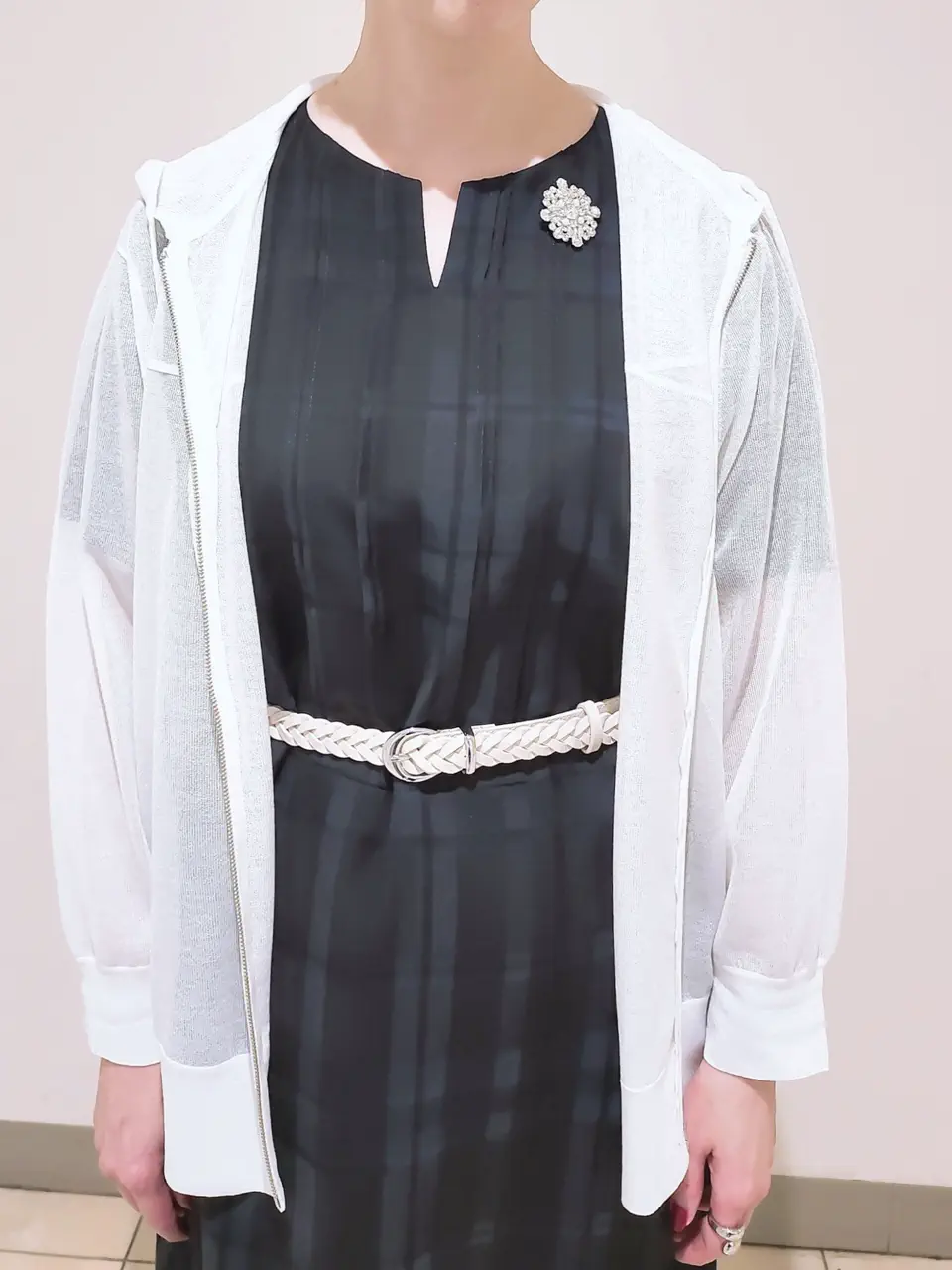 J.PRESS LADIES L スタッフ コーディネート画像