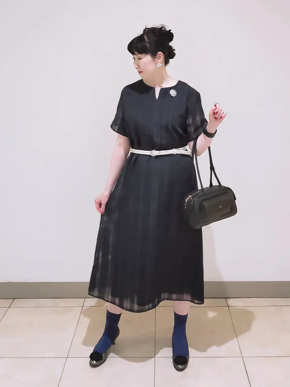 J.PRESS LADIES L スタッフ コーディネート画像