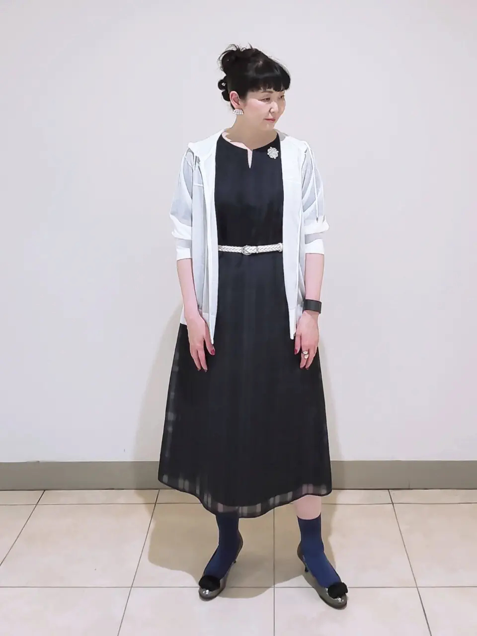 J.PRESS LADIES L スタッフ コーディネート画像
