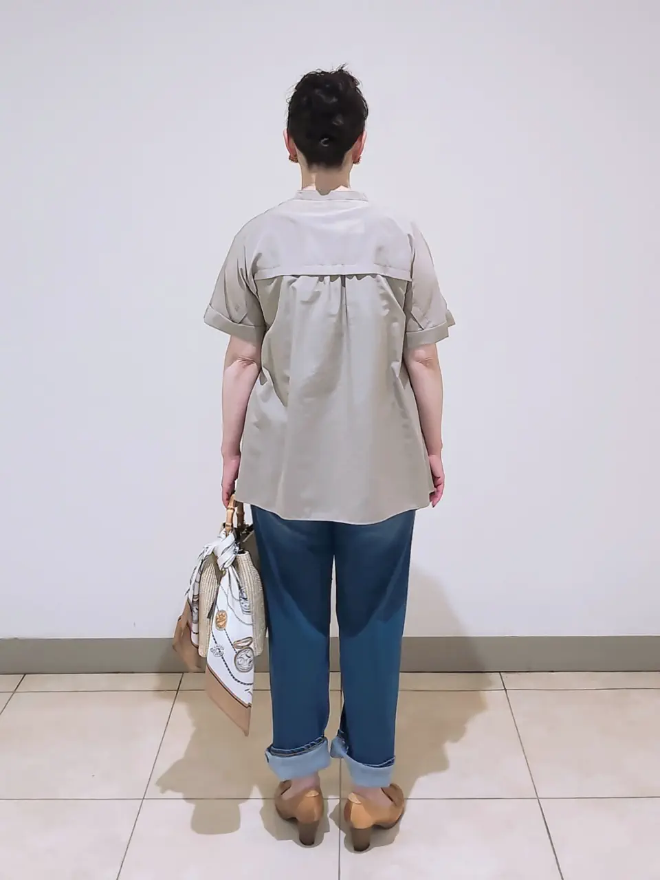 J.PRESS LADIES L スタッフ コーディネート画像