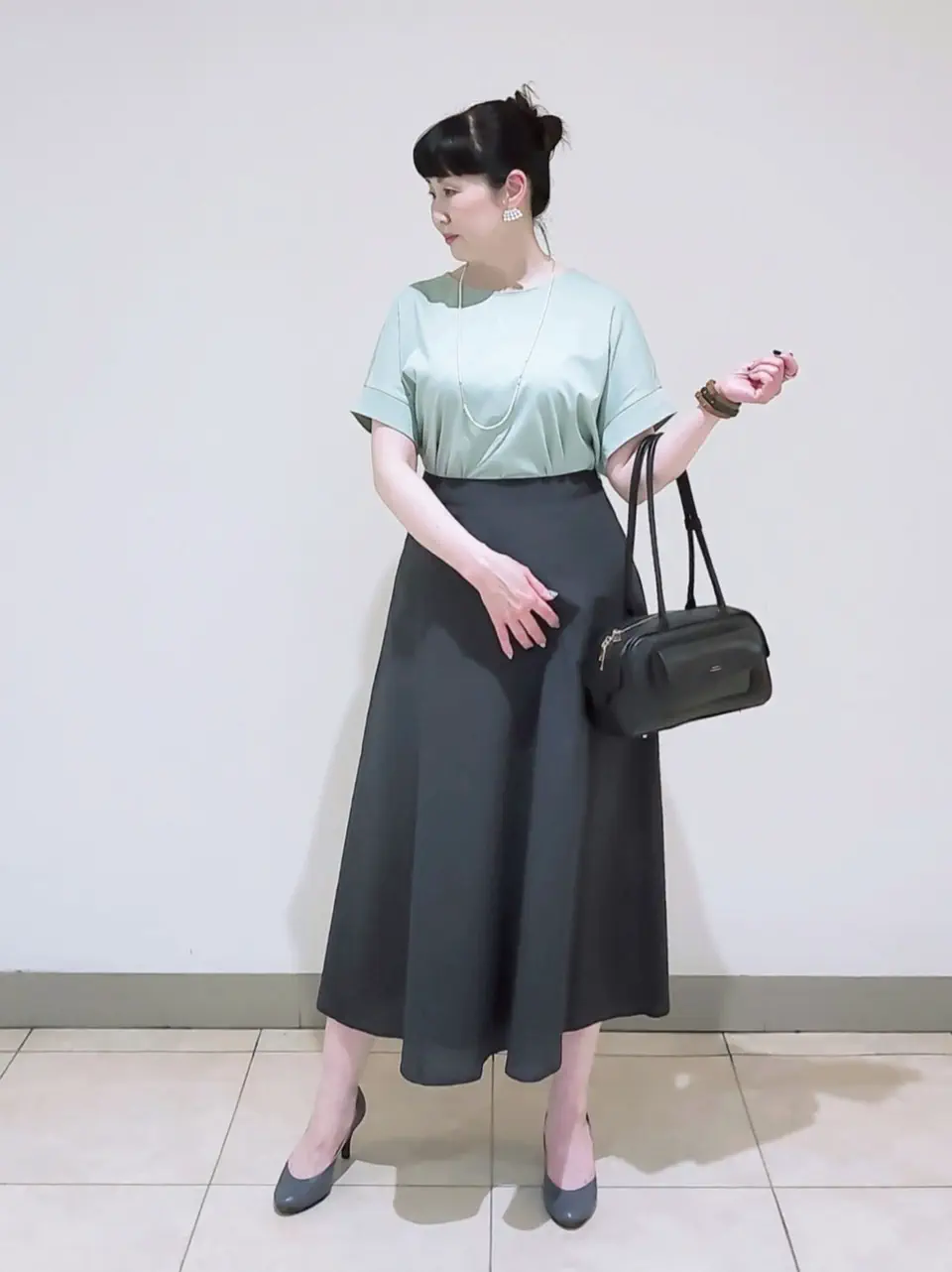 J.PRESS LADIES L スタッフ コーディネート画像