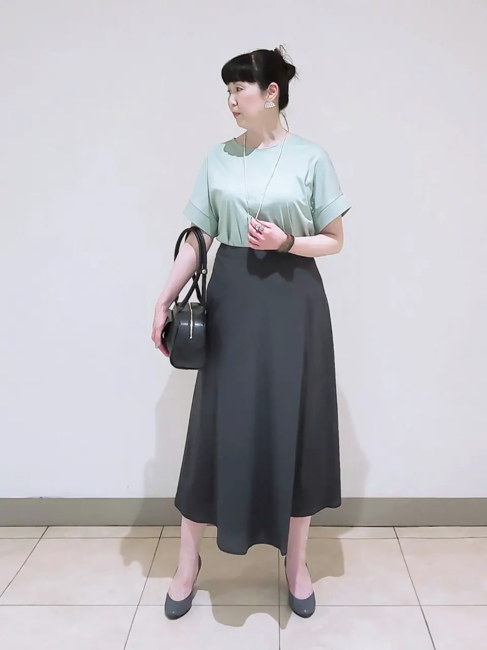 J.PRESS LADIES L スタッフ コーディネート画像