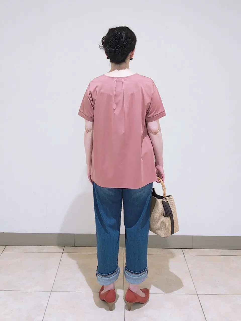 J.PRESS LADIES L スタッフ コーディネート画像