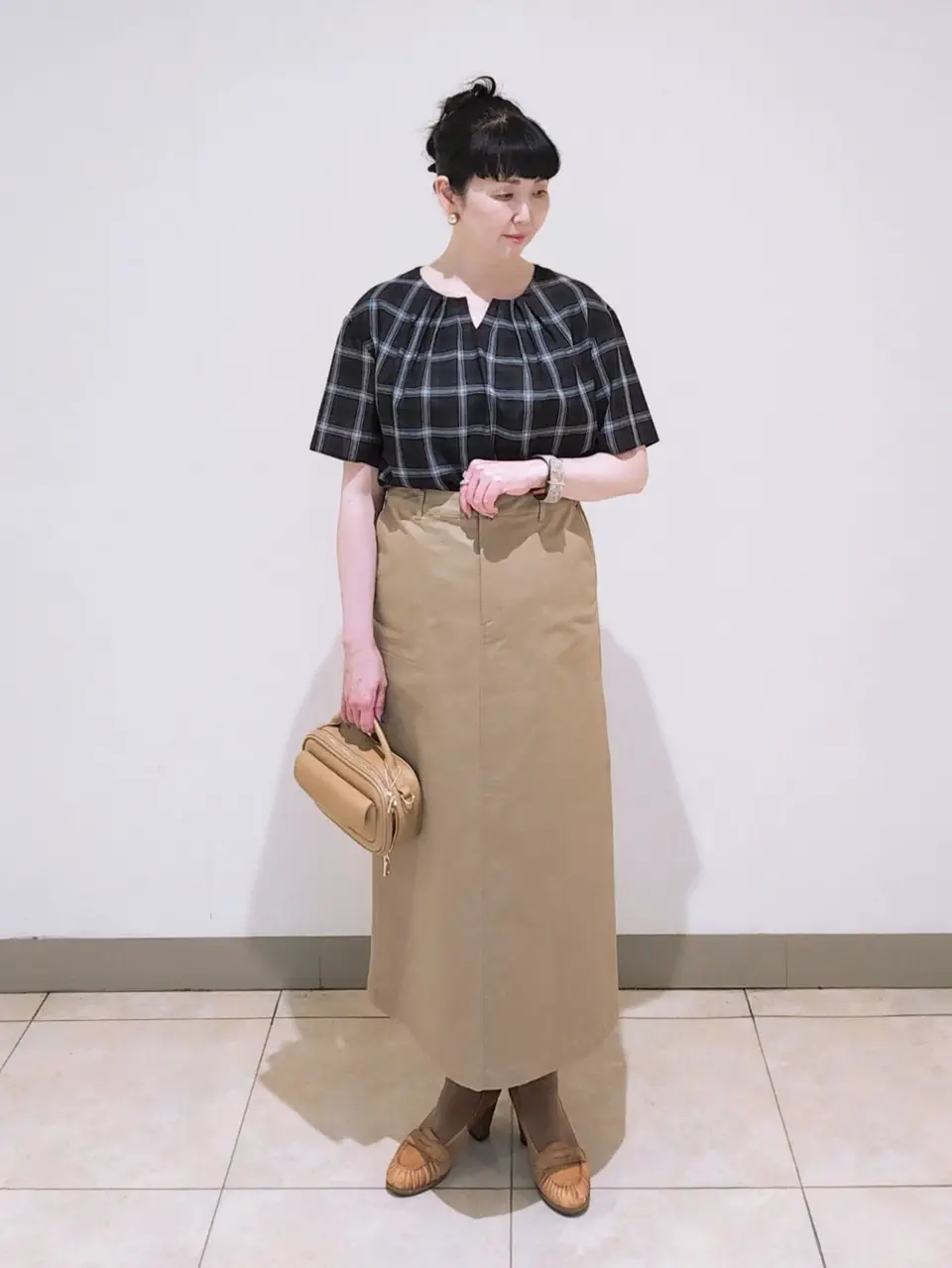 J.PRESS LADIES L スタッフ コーディネート画像