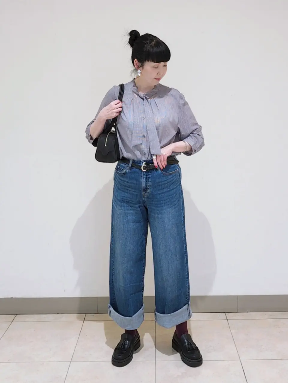J.PRESS LADIES L スタッフ コーディネート画像