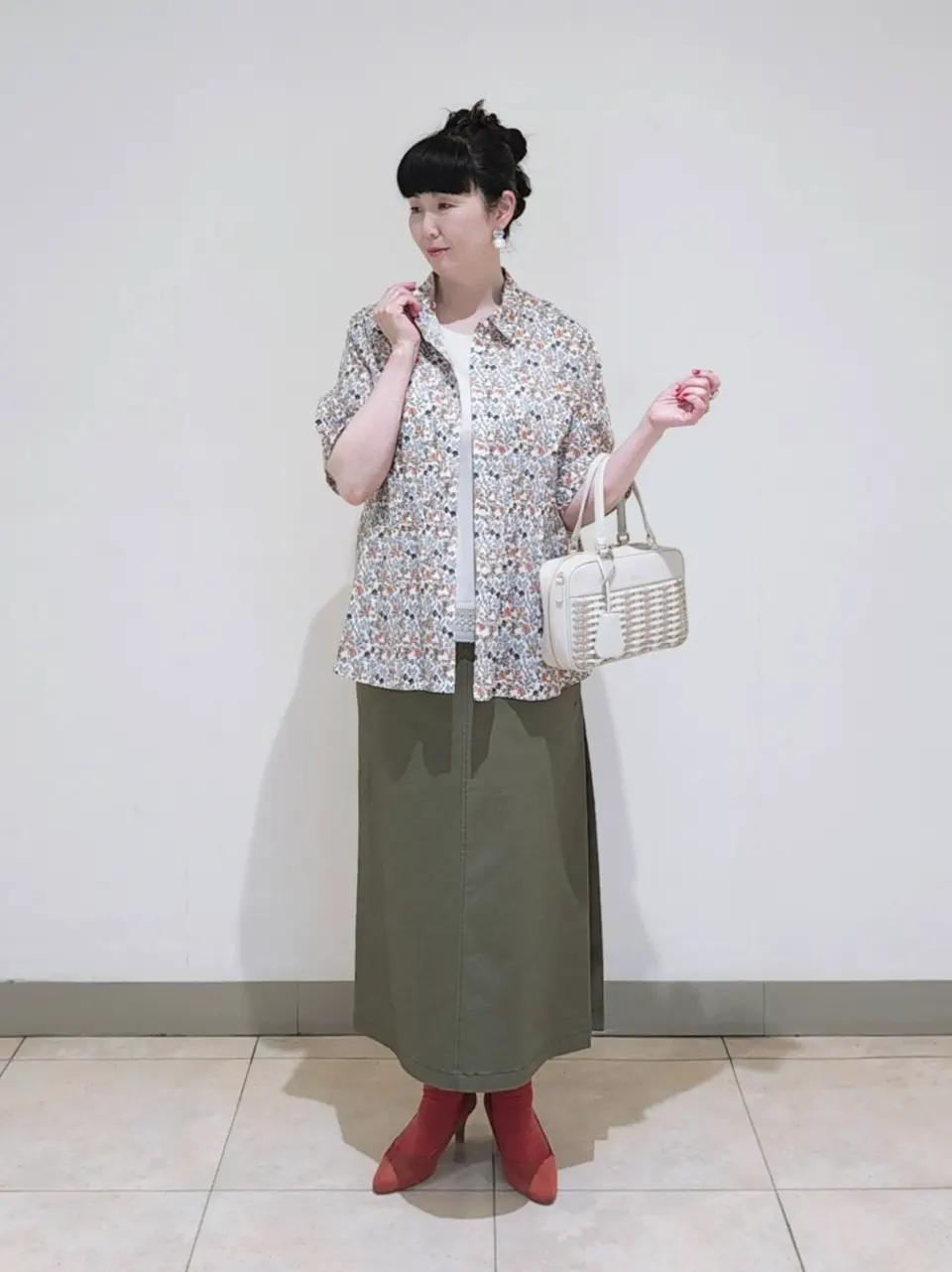 J.PRESS LADIES L スタッフ コーディネート画像