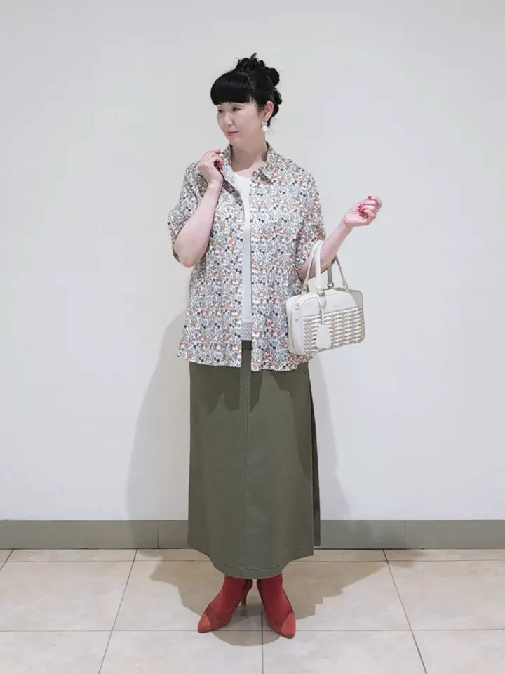 J.PRESS LADIES L スタッフ コーディネート画像