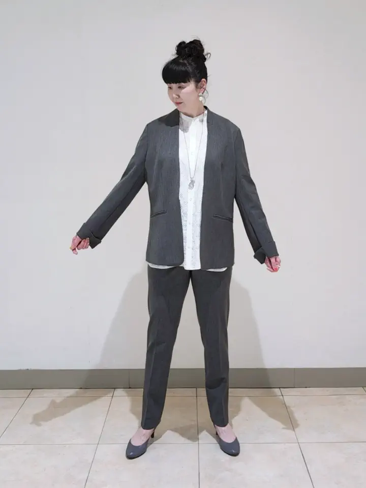 J.PRESS LADIES L スタッフ コーディネート画像