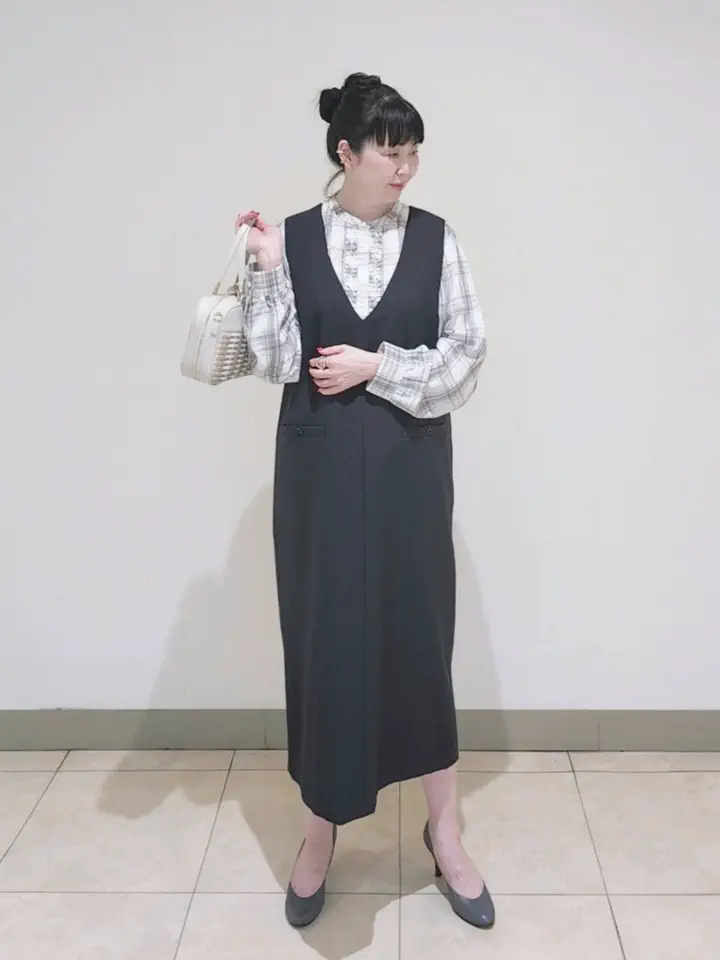 J.PRESS LADIES L スタッフ コーディネート画像