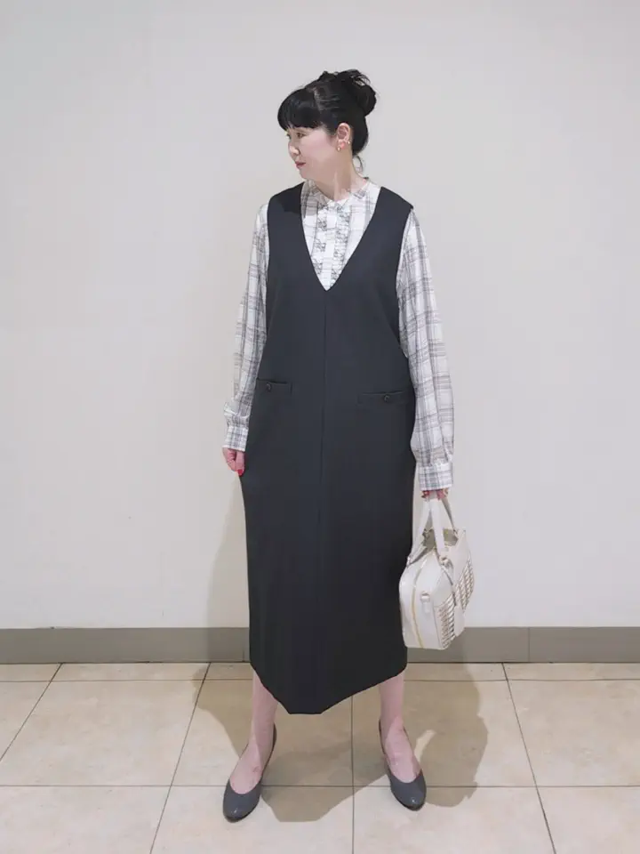 J.PRESS LADIES L スタッフ コーディネート画像
