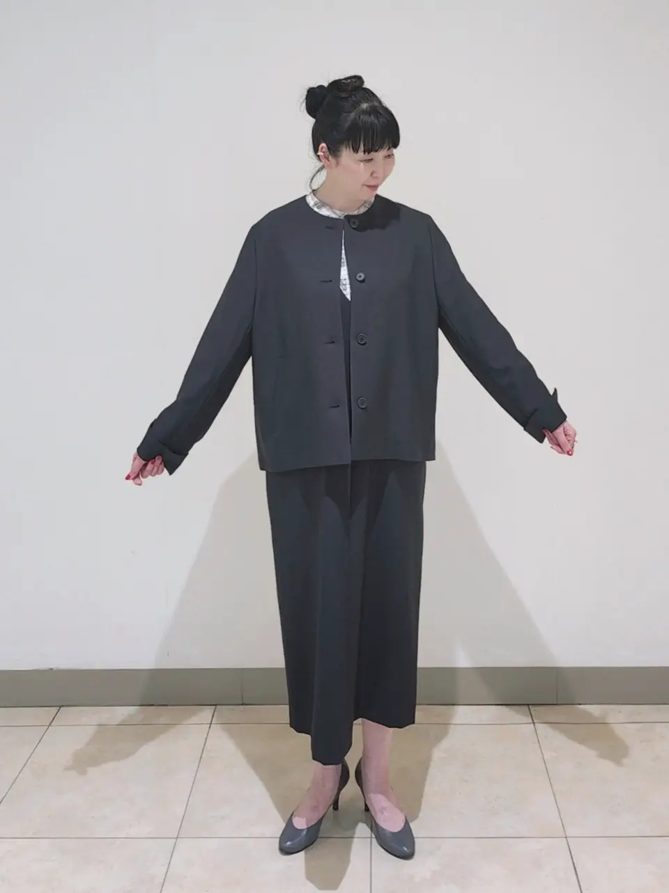 J.PRESS LADIES L スタッフ コーディネート画像