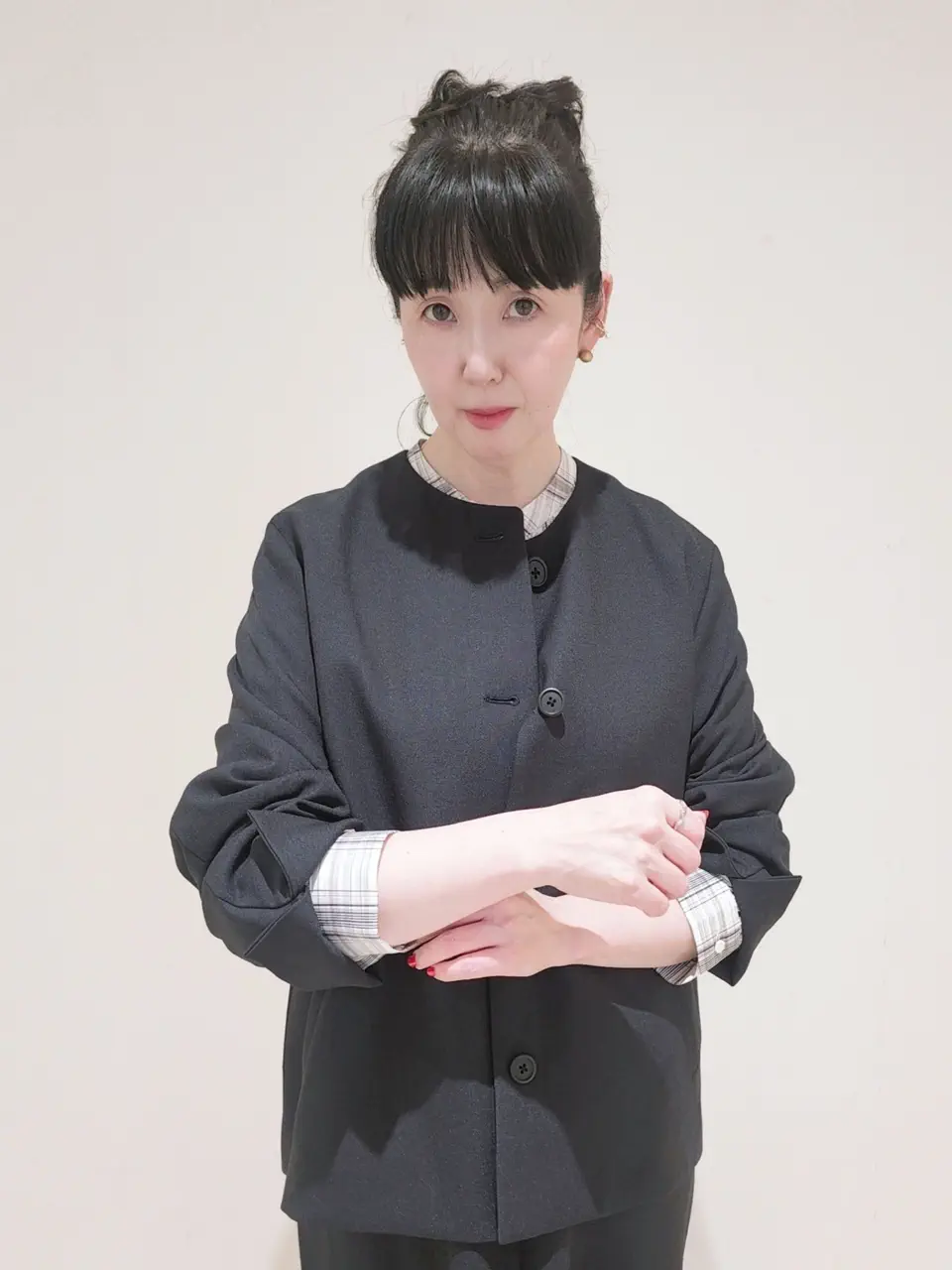 J.PRESS LADIES L スタッフ コーディネート画像