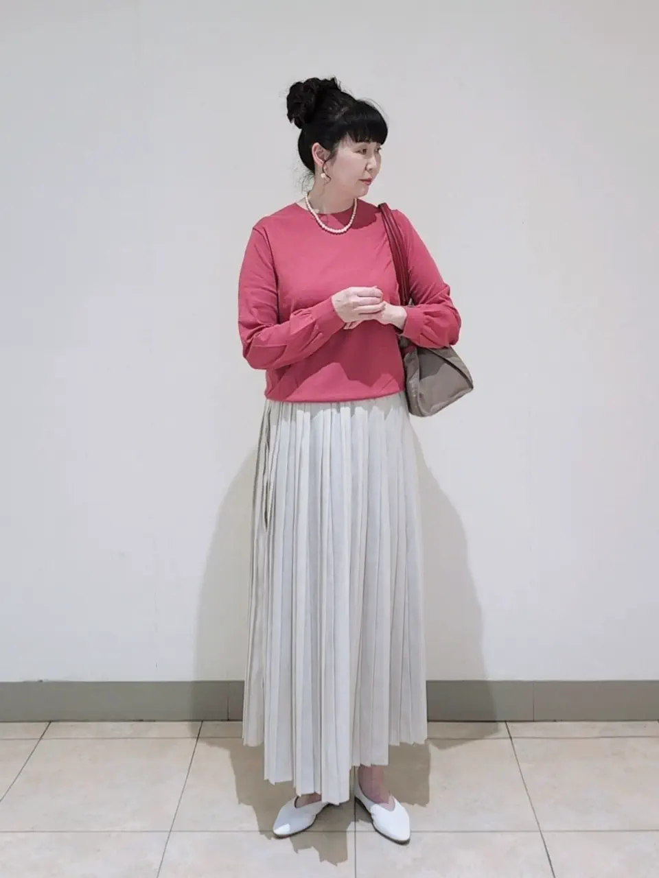 J.PRESS LADIES L スタッフ コーディネート画像
