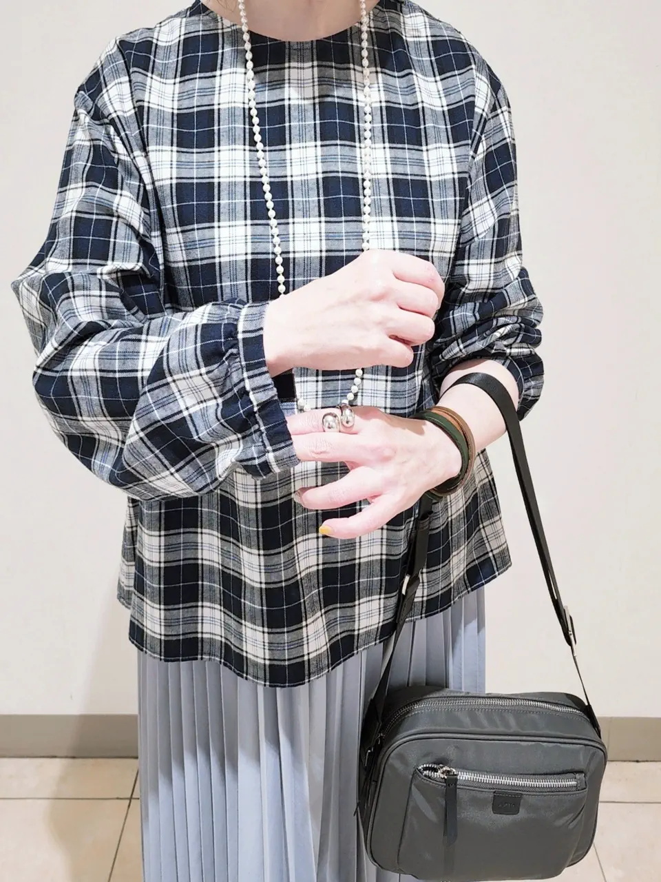 J.PRESS LADIES L スタッフ コーディネート画像