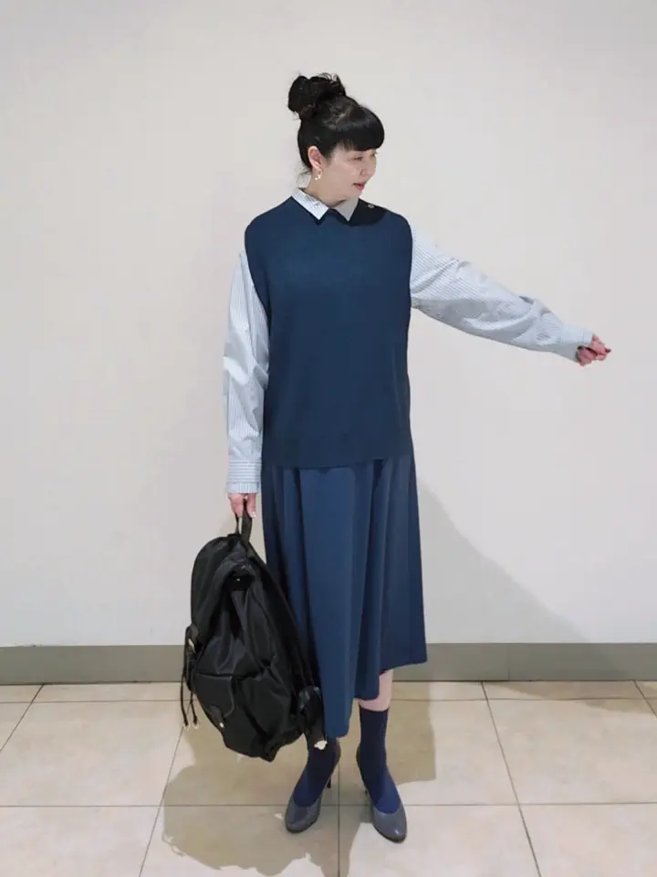 J.PRESS LADIES L スタッフ コーディネート画像
