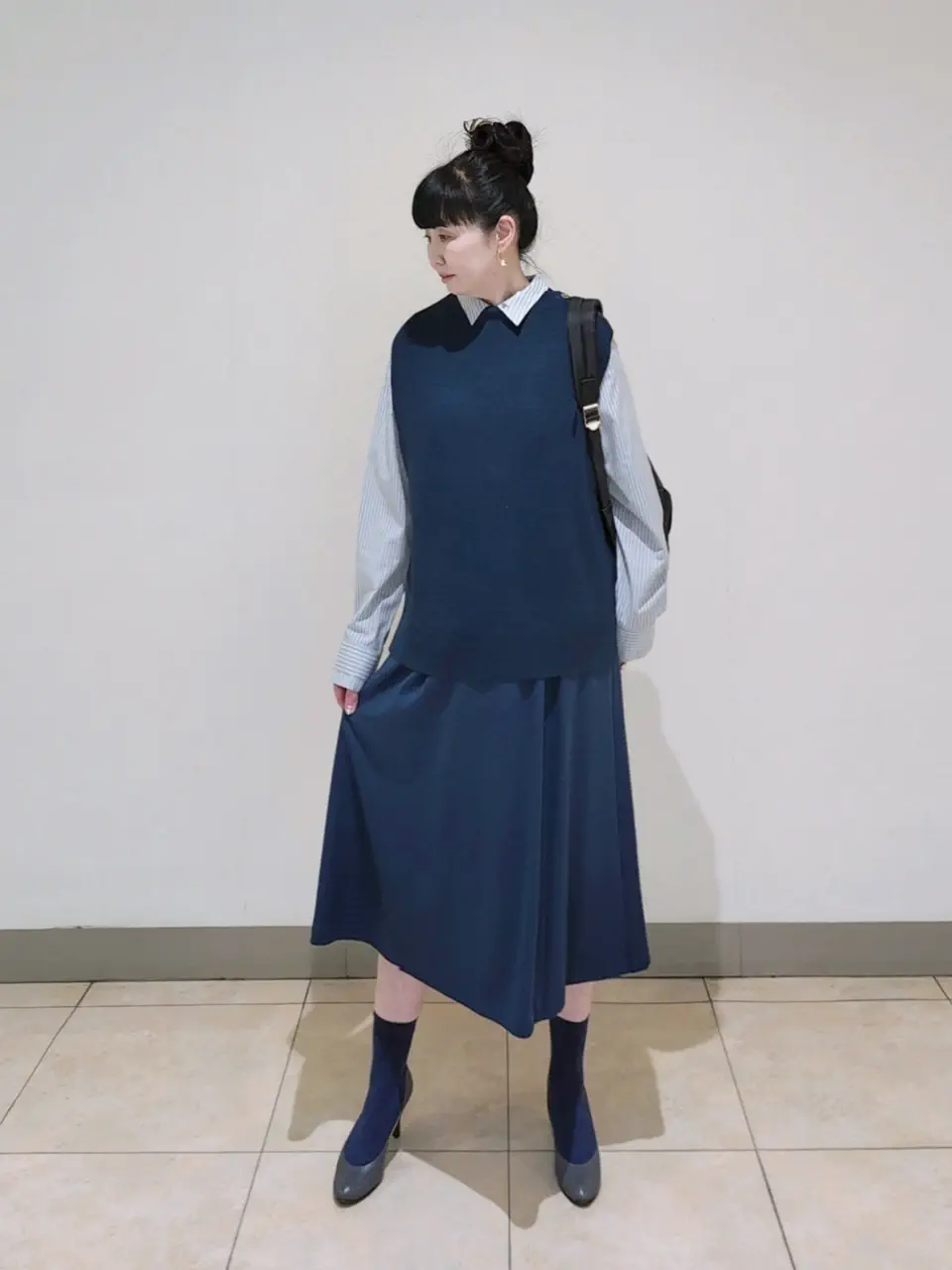 J.PRESS LADIES L スタッフ コーディネート画像