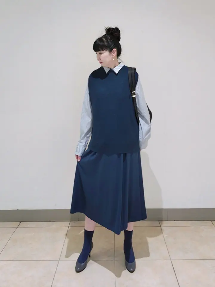 J.PRESS LADIES L スタッフ コーディネート画像