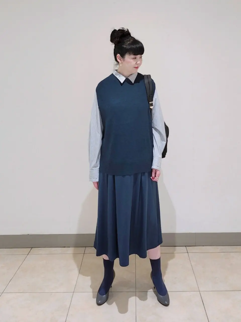 J.PRESS LADIES L スタッフ コーディネート画像