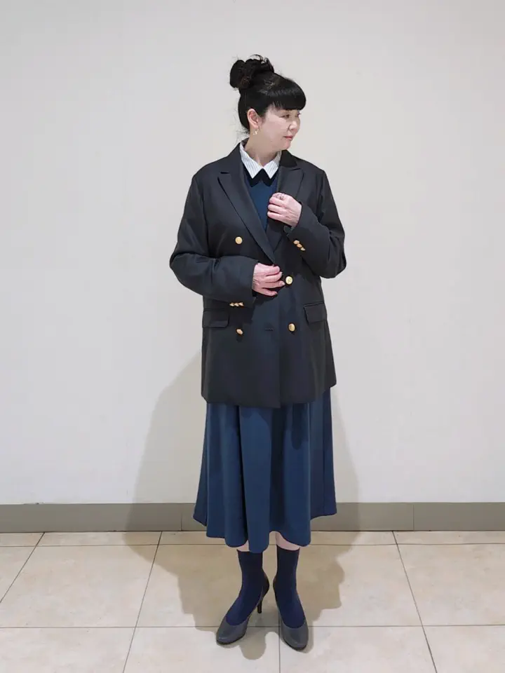 J.PRESS LADIES L スタッフ コーディネート画像