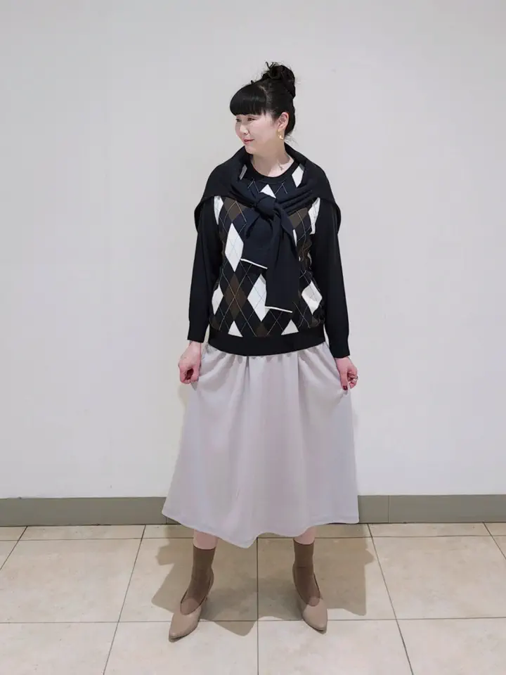 J.PRESS LADIES L スタッフ コーディネート画像