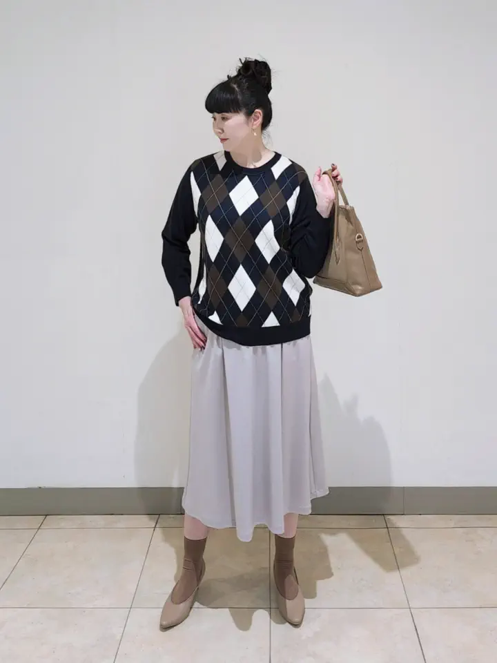 J.PRESS LADIES L スタッフ コーディネート画像