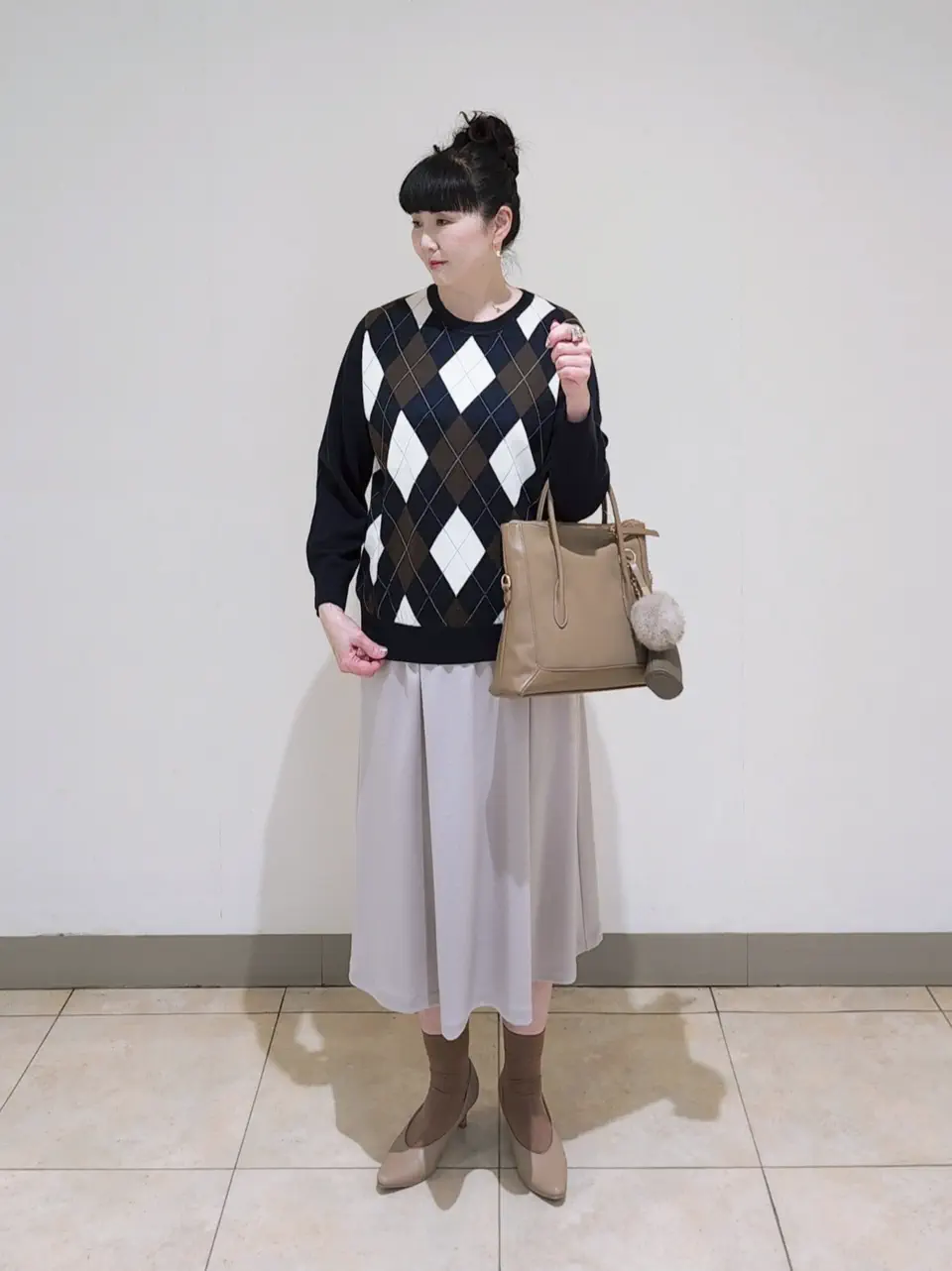 J.PRESS LADIES L スタッフ コーディネート画像