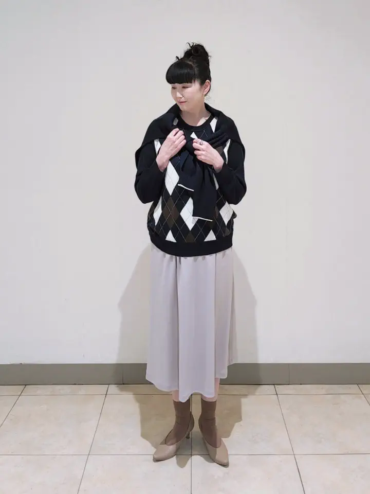 J.PRESS LADIES L スタッフ コーディネート画像