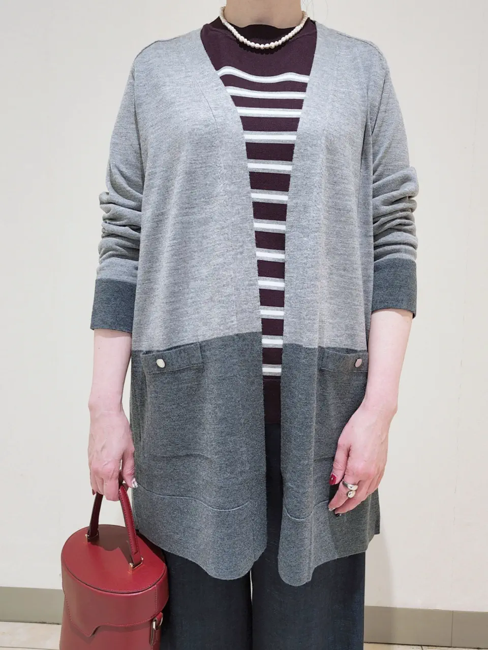 J.PRESS LADIES L スタッフ コーディネート画像