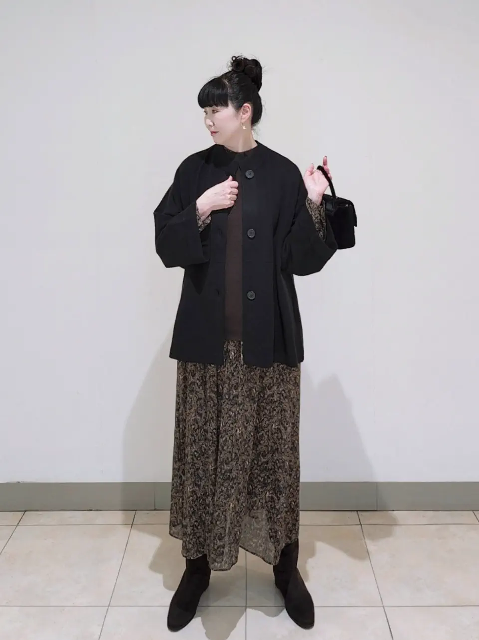 J.PRESS LADIES L スタッフ コーディネート画像