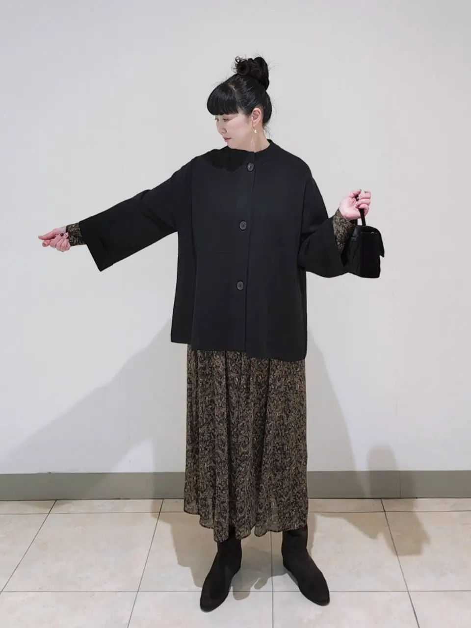 J.PRESS LADIES L スタッフ コーディネート画像