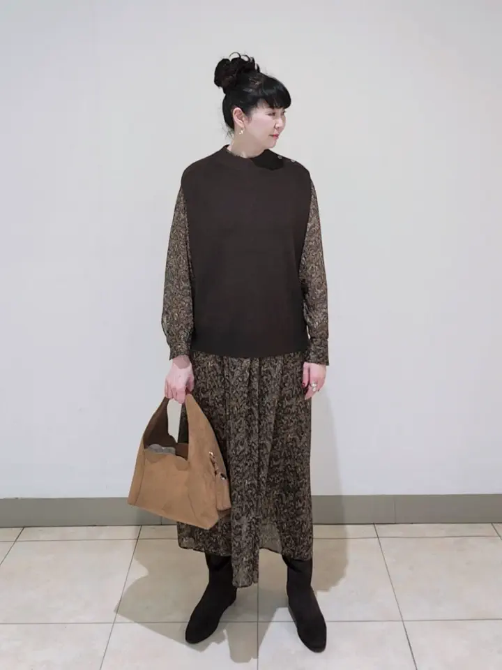 J.PRESS LADIES L スタッフ コーディネート画像