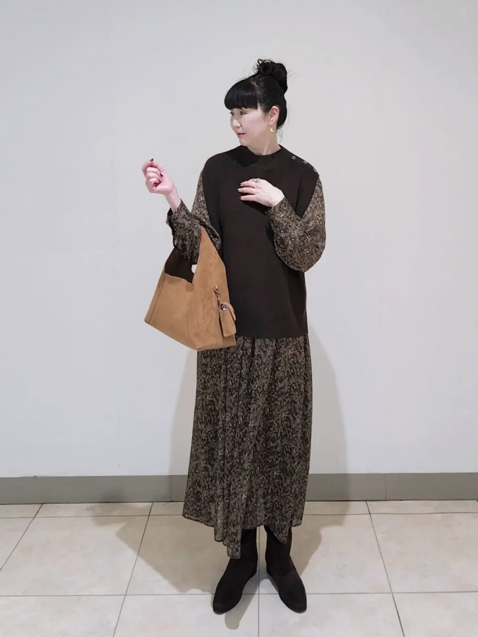 J.PRESS LADIES L スタッフ コーディネート画像