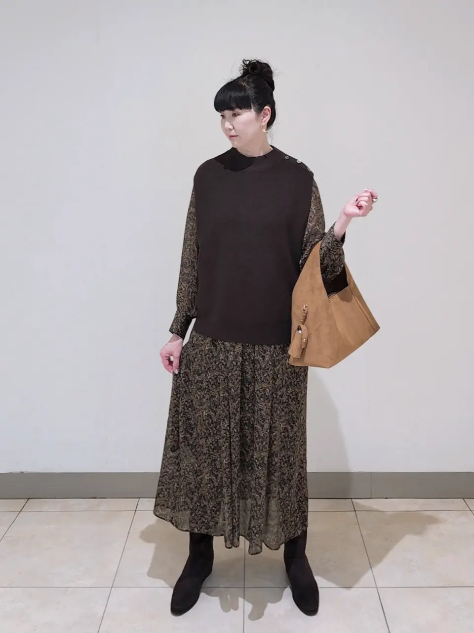 J.PRESS LADIES L スタッフ コーディネート画像