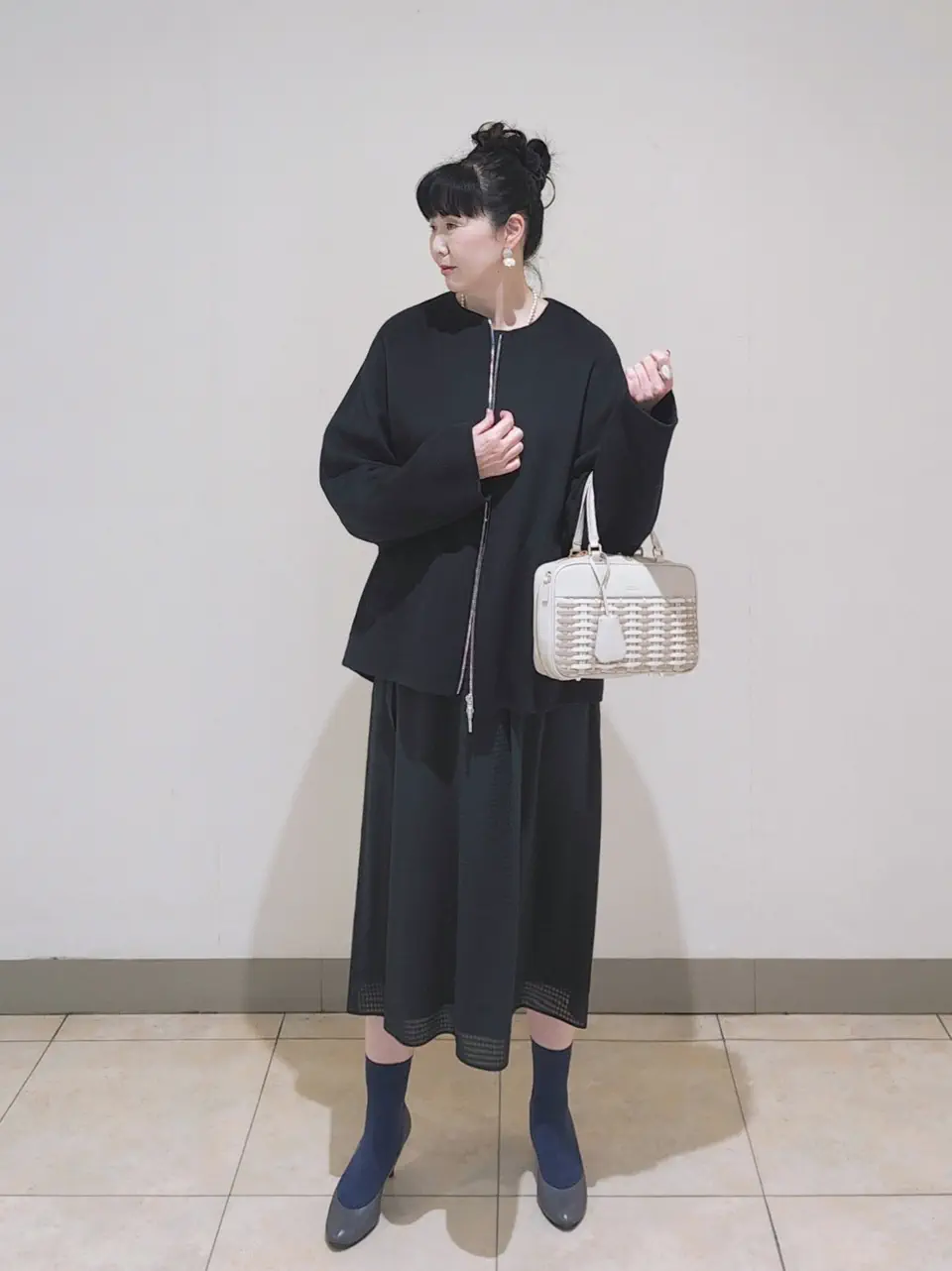J.PRESS LADIES L スタッフ コーディネート画像