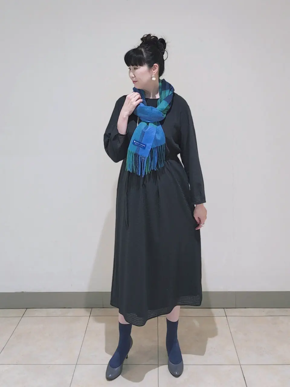 J.PRESS LADIES L スタッフ コーディネート画像