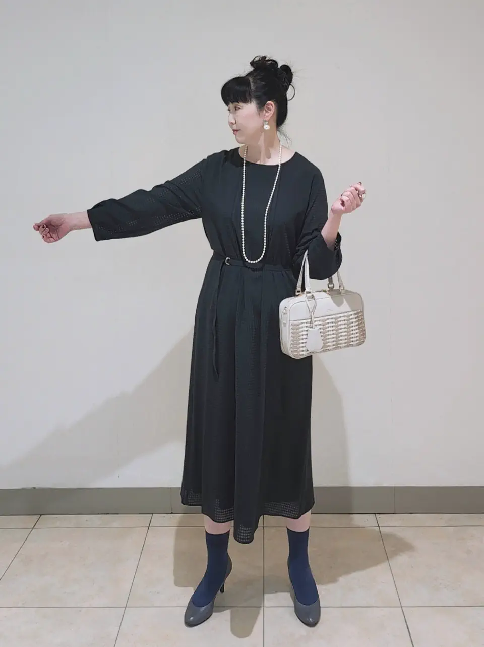 J.PRESS LADIES L スタッフ コーディネート画像