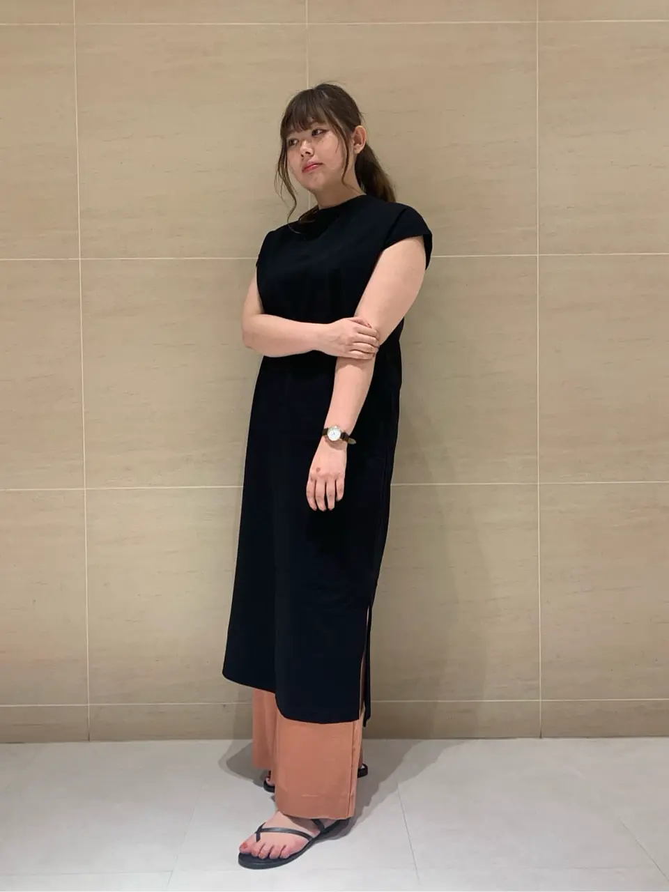  出口 コーディネート画像