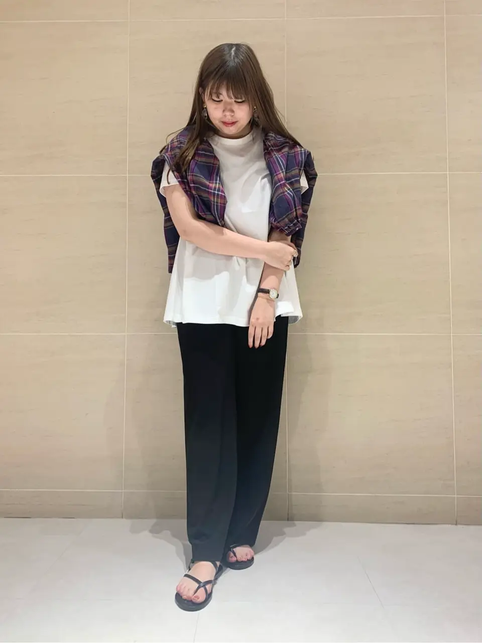  出口 コーディネート画像