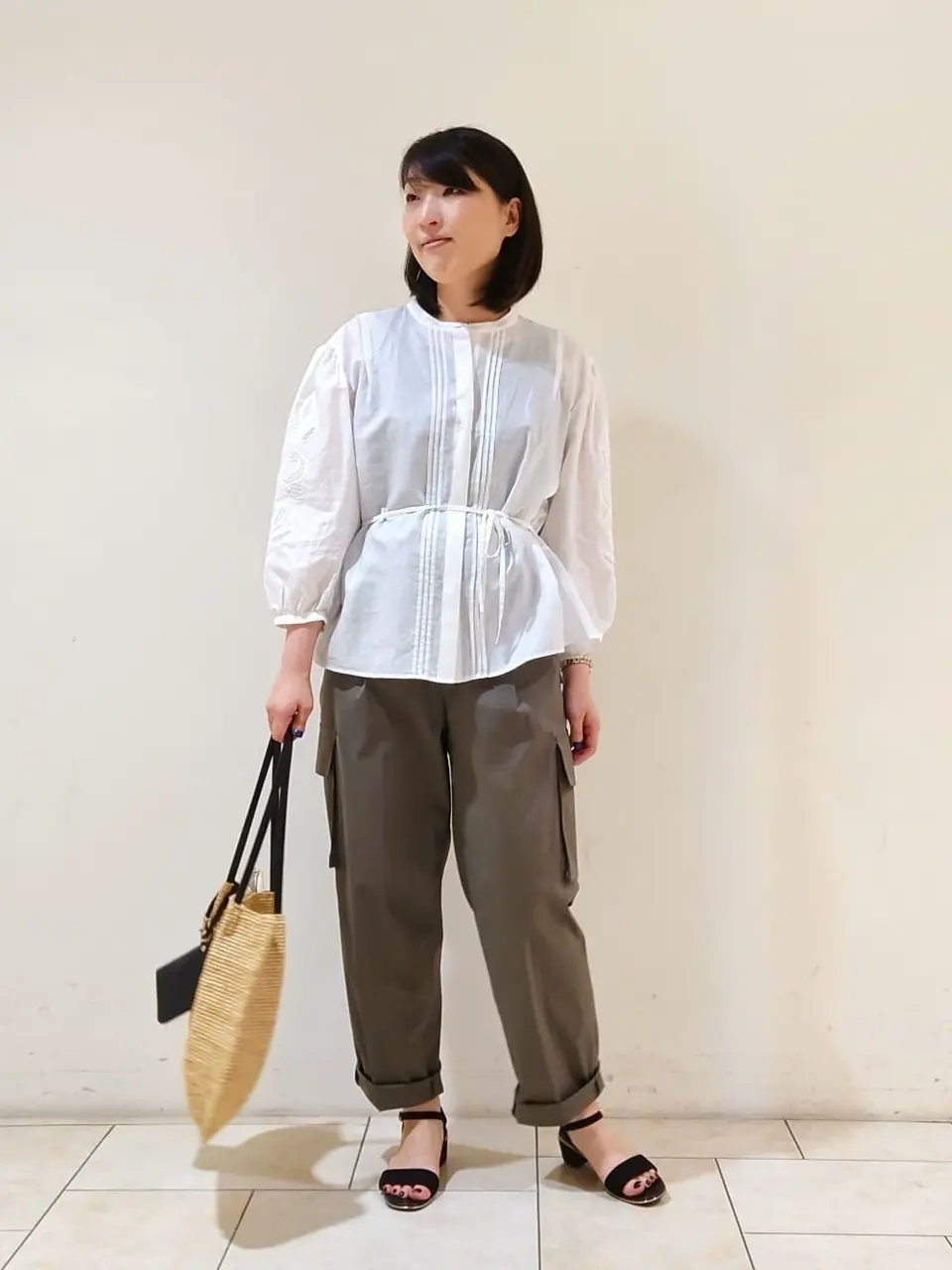  岡 コーディネート画像