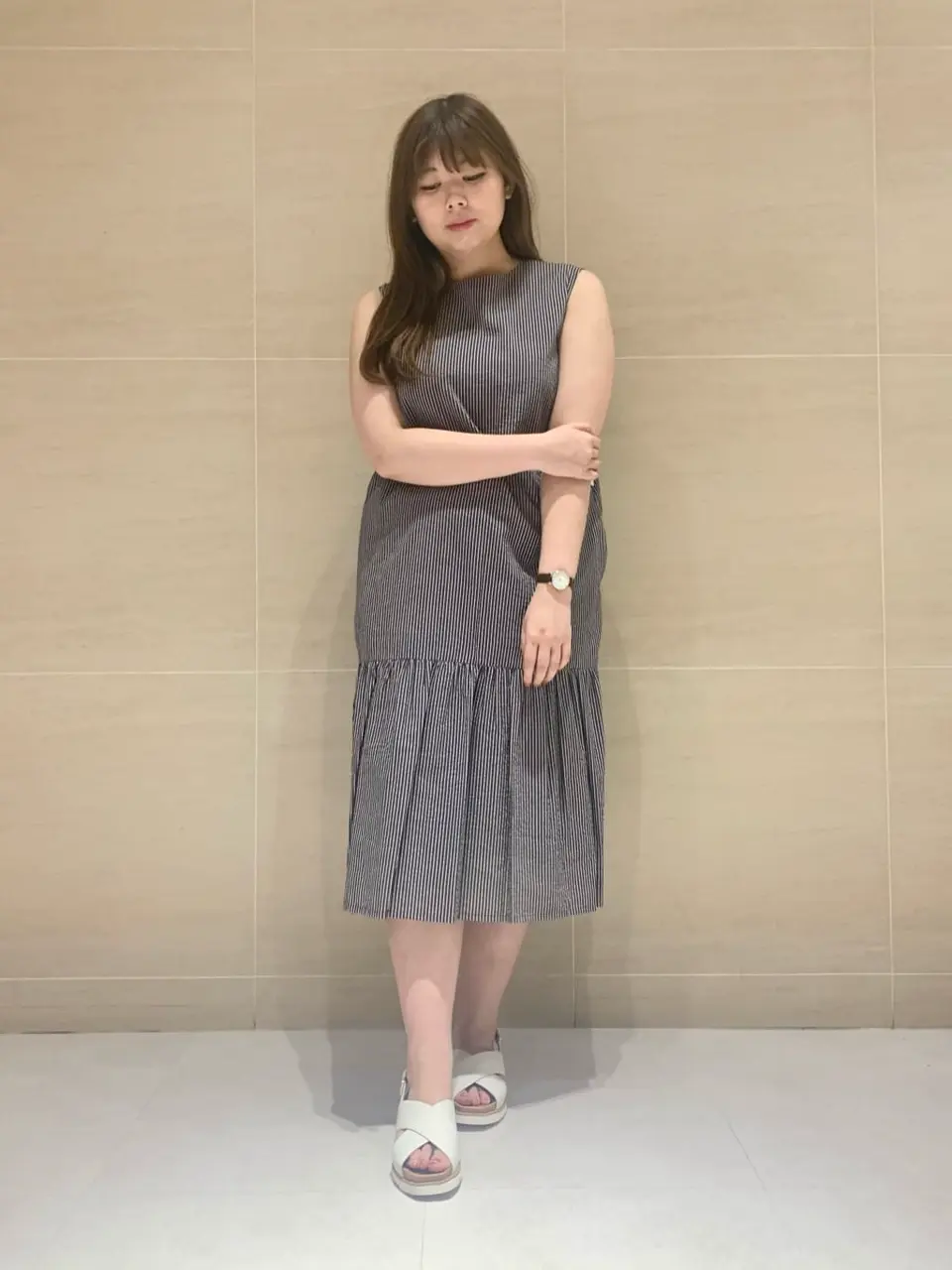  出口 コーディネート画像