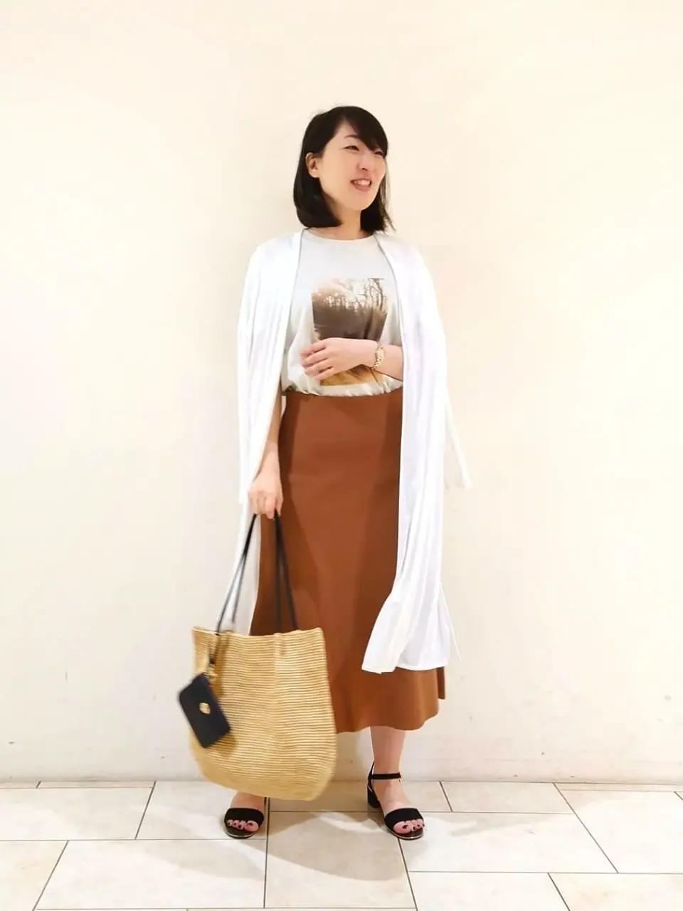  岡 コーディネート画像