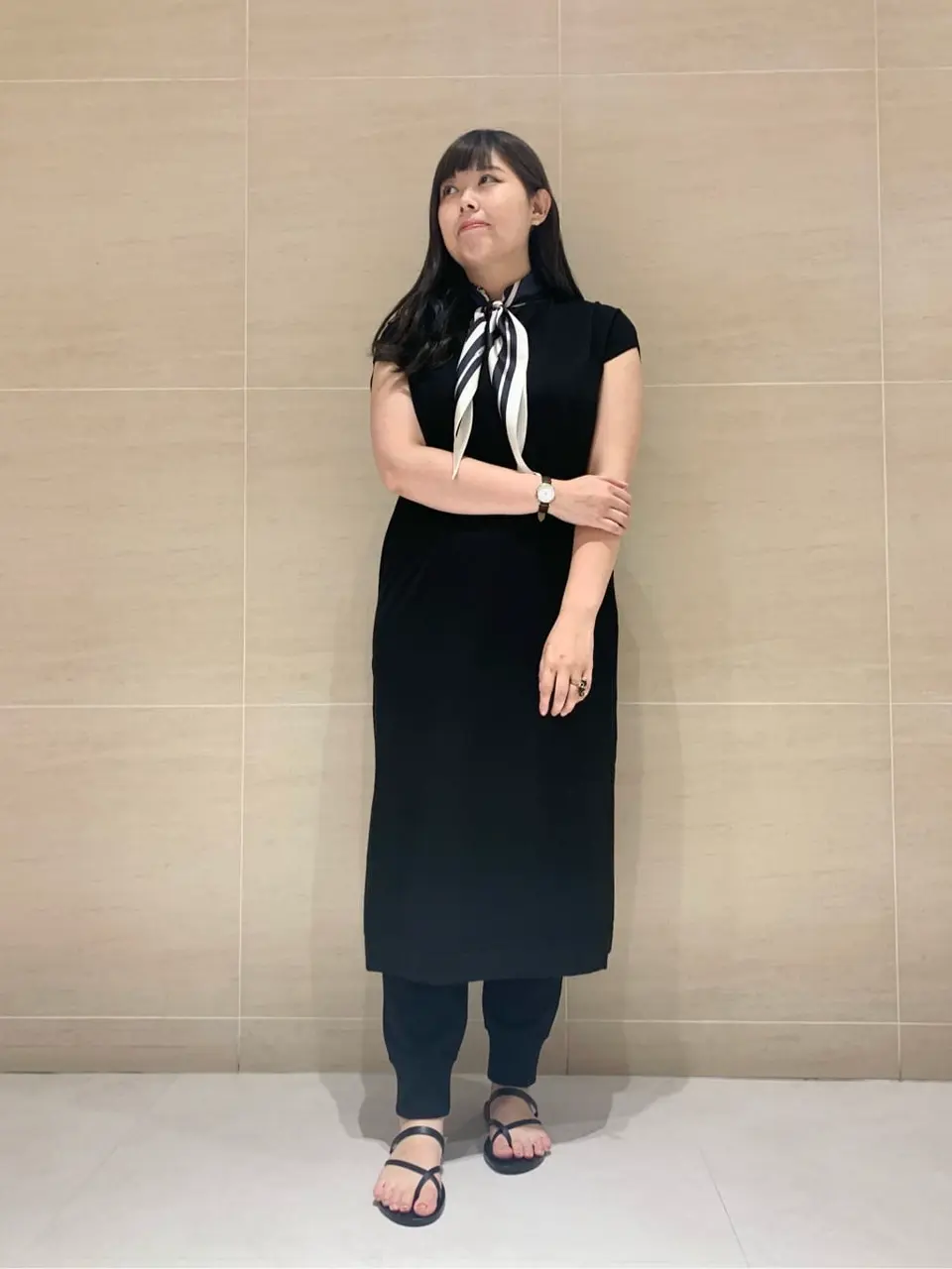  出口 コーディネート画像