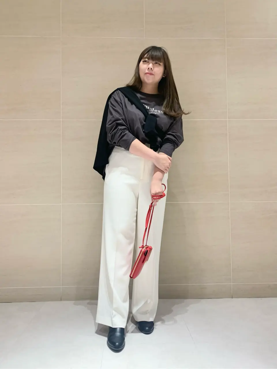  出口 コーディネート画像