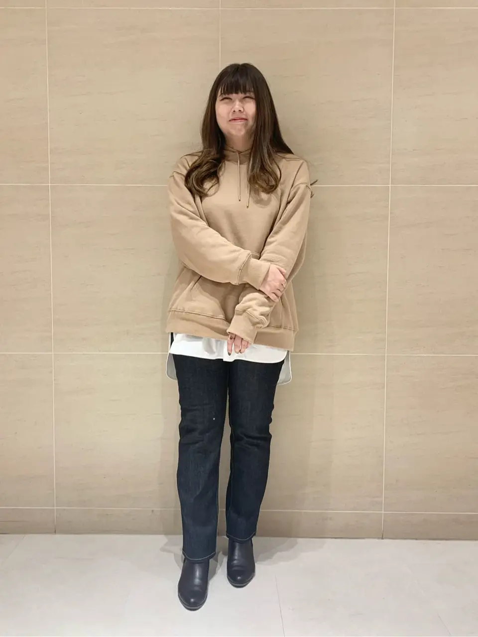  出口 コーディネート画像