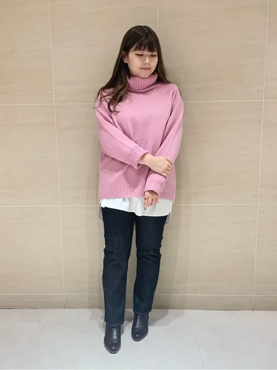  出口 コーディネート画像