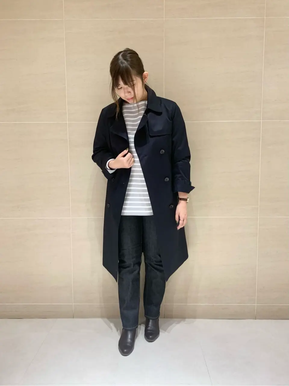  出口 コーディネート画像