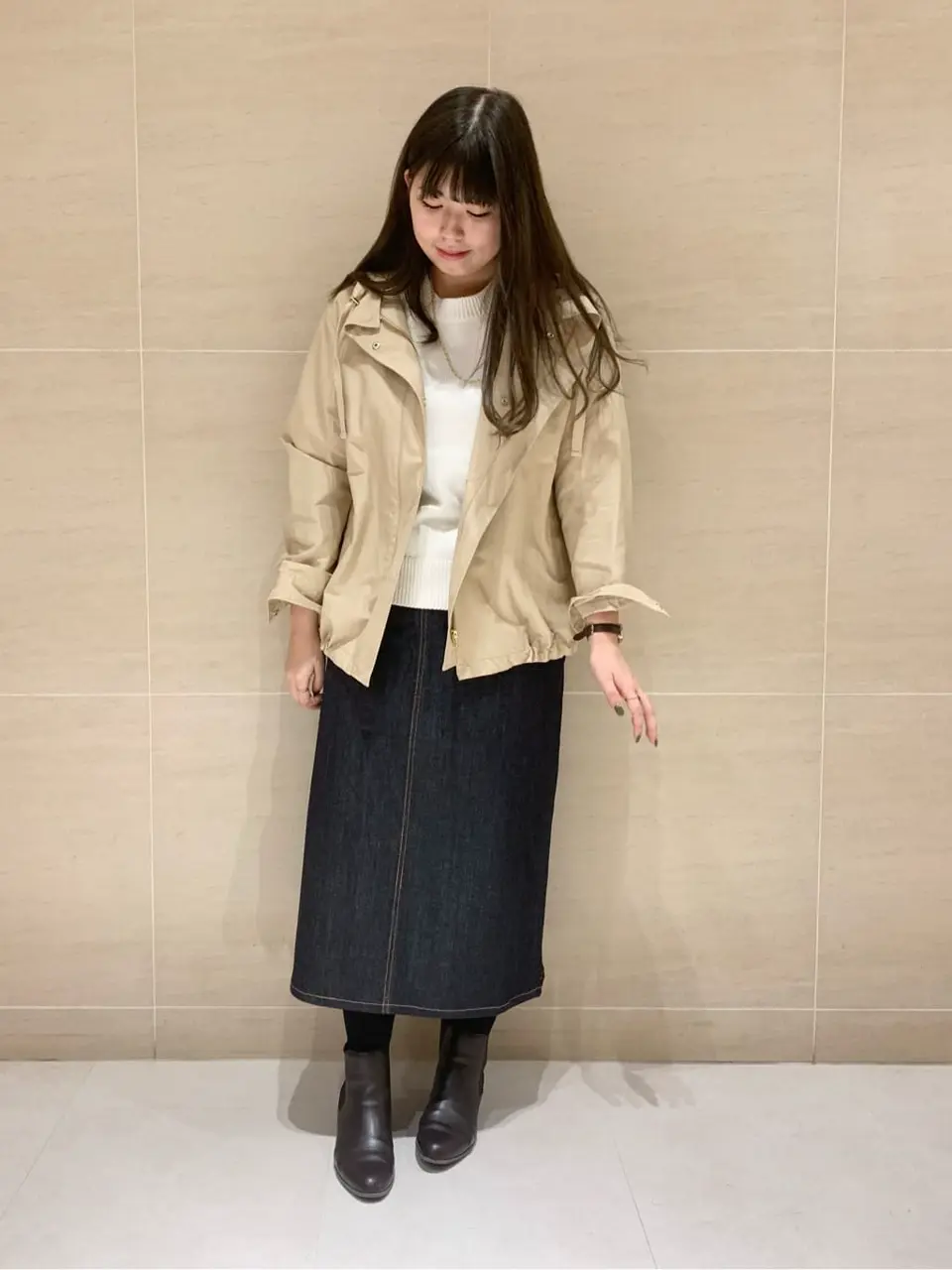  出口 コーディネート画像