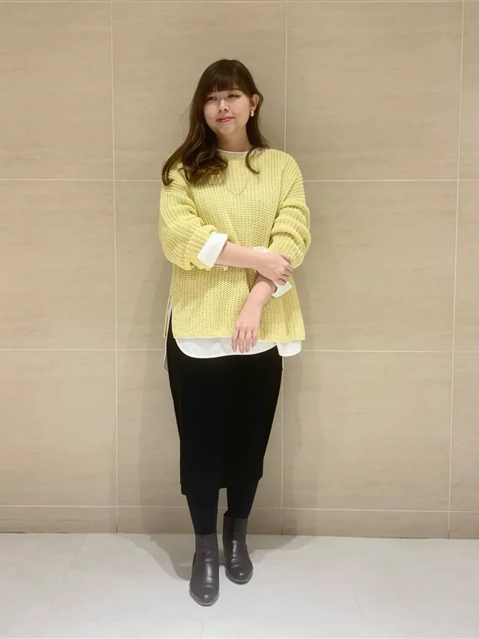  出口 コーディネート画像