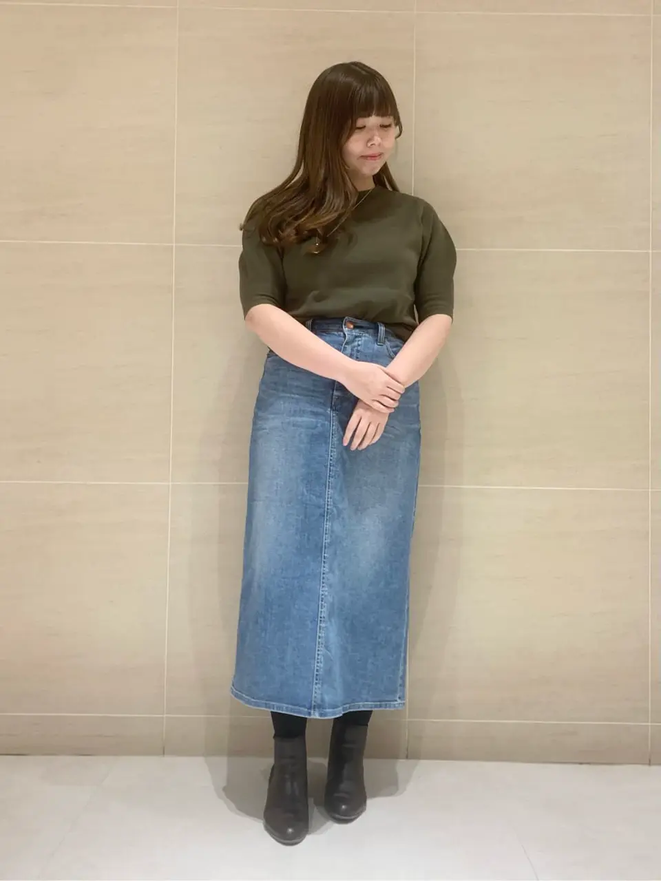  出口 コーディネート画像