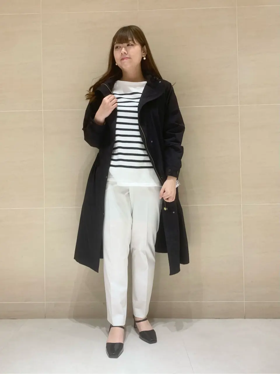  出口 コーディネート画像